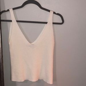 Brandy Melville White crop tank.